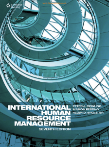 International Human Resource Management 7th Edition Textbook