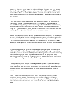 Reflective Essay on Designing an Ideal City: Virentia