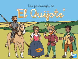 Personajes de El Quijote: Gu&iacute;a educativa