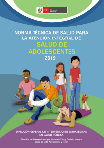 Norma T&eacute;cnica de Salud para Adolescentes 2019 | MINSA Per&uacute;