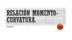 Relaci&oacute;n Momento-Curvatura - Unidad 2