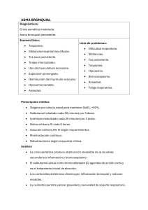 Asma, Bronquiolitis, Tuberculosis: Res&uacute;menes Cl&iacute;nicos