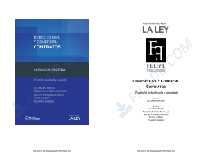 Derecho Civil y Comercial: Contratos - 3&ordf; edici&oacute;n