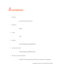 Calculo Salario Base Cotizaci&oacute;n Trabajador - Actividad 4