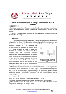 Experimento da Roda de Maxwell: Conserva&ccedil;&atilde;o de Energia Mec&acirc;nica