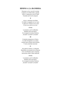 Letra del Himno a la Bandera de Ecuador