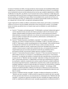 Actualizaci&oacute;n NIIF para Pymes 2025 - IASB
