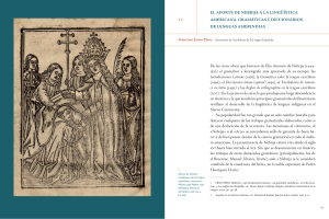 Aporte de Nebrija a la ling&uuml;&iacute;stica americana: gram&aacute;ticas y diccionarios de lenguas amerindias