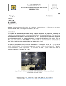 Recomendaciones de seguridad para 212 Club - Alcald&iacute;a de Popay&aacute;n