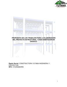 Propuesta de Ingenier&iacute;a Estructural para Casa en Oaxaca