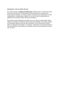 Introducci&oacute;n a la IA en la vida cotidiana