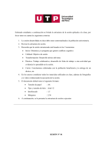 Plan de Sesi&oacute;n: El Universo de mis Emociones