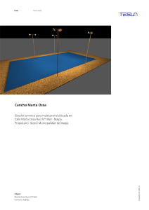 Lighting Study for Cancha Marta Ossa