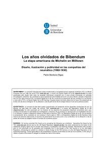 Los a&ntilde;os olvidados de Bibendum: La etapa americana de Michelin en Milltown (1900-1930)