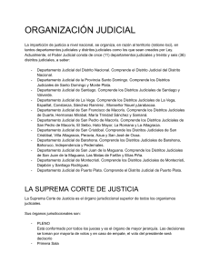 Organizaci&oacute;n Judicial Rep&uacute;blica Dominicana
