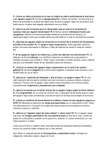 Preguntas y respuestas sobre agujeros negros