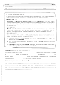 Protocolos de Internet: TCP, IP, HTTP - Cuaderno de ejercicios