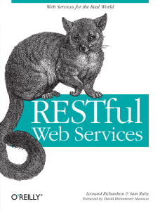 RESTful Web Services by Richardson & Ruby