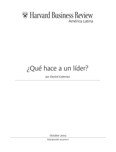 &iquest;Qu&eacute; hace a un l&iacute;der? Inteligencia emocional en el liderazgo