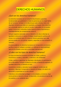 Derechos Humanos: Definici&oacute;n, Tipos y Violaciones