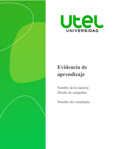 Examen Parcial Dise&ntilde;o de Campa&ntilde;as Utel