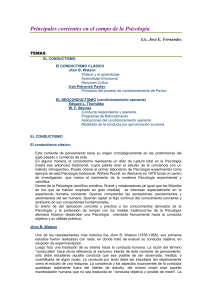 corrientes en psicologia