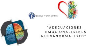 Adecuaciones Emocionales en la Nueva Normalidad: Gu&iacute;a de Adaptaci&oacute;n