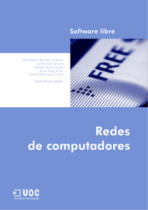 Redes de computadores: Gu&iacute;a de software libre para posgrado