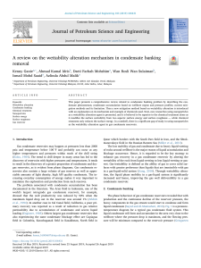 Wettability Alteration for Condensate Banking Removal: A Review