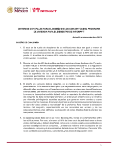 Criterios de dise&ntilde;o para conjuntos de vivienda Infonavit 2025