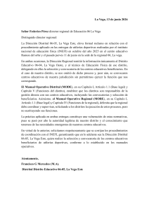 Reclamo formal: Distribuci&oacute;n de utiler&iacute;as deportivas INEFI