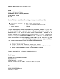 Solicitud de Autorizaci&oacute;n para Pr&aacute;ctica Profesional