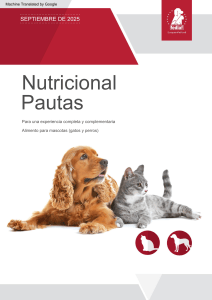 Gu&iacute;as Nutricionales FEDIAF 2025: Nutrici&oacute;n para Mascotas