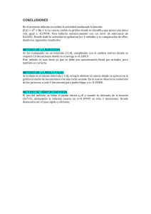 Conclusiones: M&eacute;todos Num&eacute;ricos para Encontrar Ra&iacute;ces