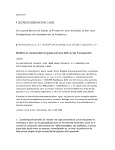 An&aacute;lisis de decretos guatemaltecos y lagunas legales