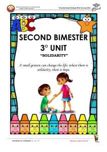 First Grade Textbook: Solidarity Unit