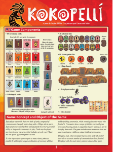 Kokopelli Game Rules Manual