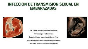Infecciones de transmisi&oacute;n sexual en embarazadas