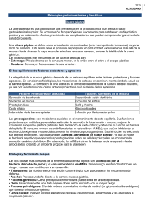 Patolog&iacute;as gastrointestinales y hep&aacute;ticas: &Uacute;lcera p&eacute;ptica