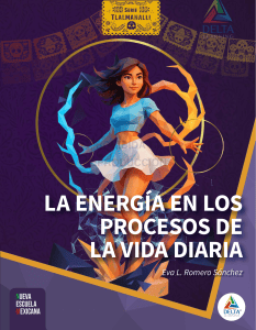 La energ&iacute;a en los procesos de la vida diaria (Libro de texto)