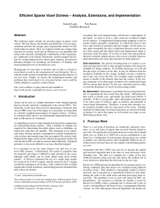 Efficient Sparse Voxel Octrees: Analysis, Extensions, Implementation