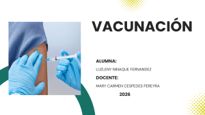 Vacunaci&oacute;n: Definici&oacute;n, Importancia y Rol del Personal de Enfermer&iacute;a