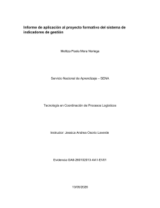 Informe de aplicaci&oacute;n de KPIs en Dulce Tentaci&oacute;n