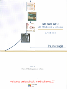 CTO Manual de Traumatolog&iacute;a