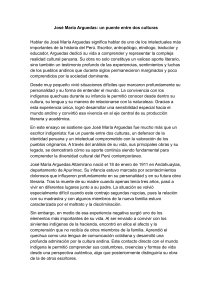 Jos&eacute; Mar&iacute;a Arguedas: puente entre dos culturas