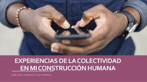 Silabus: Experiencias de la Colectividad en Mi Construcci&oacute;n Humana