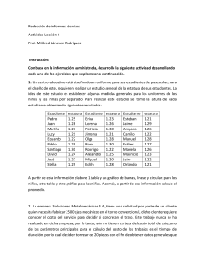 Ejercicios de Redacci&oacute;n de Informes T&eacute;cnicos - Lecci&oacute;n 6