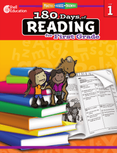180 Days of Reading for First Grade Workbook