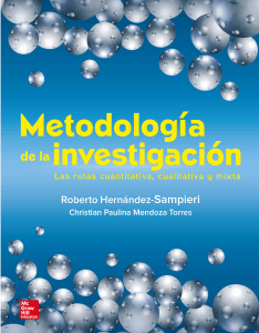 Sampieri & Mendoza 2018 Metodolog&iacute;a de la Investigaci&oacute;n. Rutas cuantitativa y cualitativa