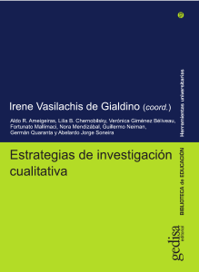 Estrategias de investigaci&oacute;n cualitativa